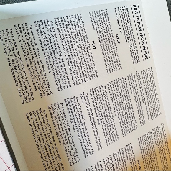 💚 VINTAGE FACTS IN FIVE 1967 THE GAME OF KNOWLEDGE COLLECTIBLE BY 3M COMPANY - Picture 5 of 5